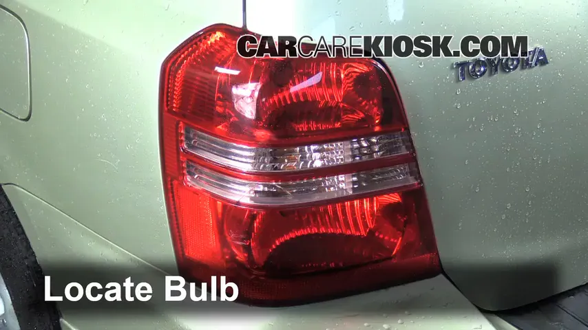 2003 Toyota Highlander 2.4L 4 Cyl. Lights